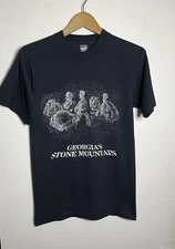 Vintage Georgia’s Stone Mountain Shirt sz M 90s Star screen Single Stitch 