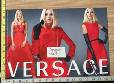 Kate Moss For Versace Red Dress Scene 2 Page 2007 Print Advertisement