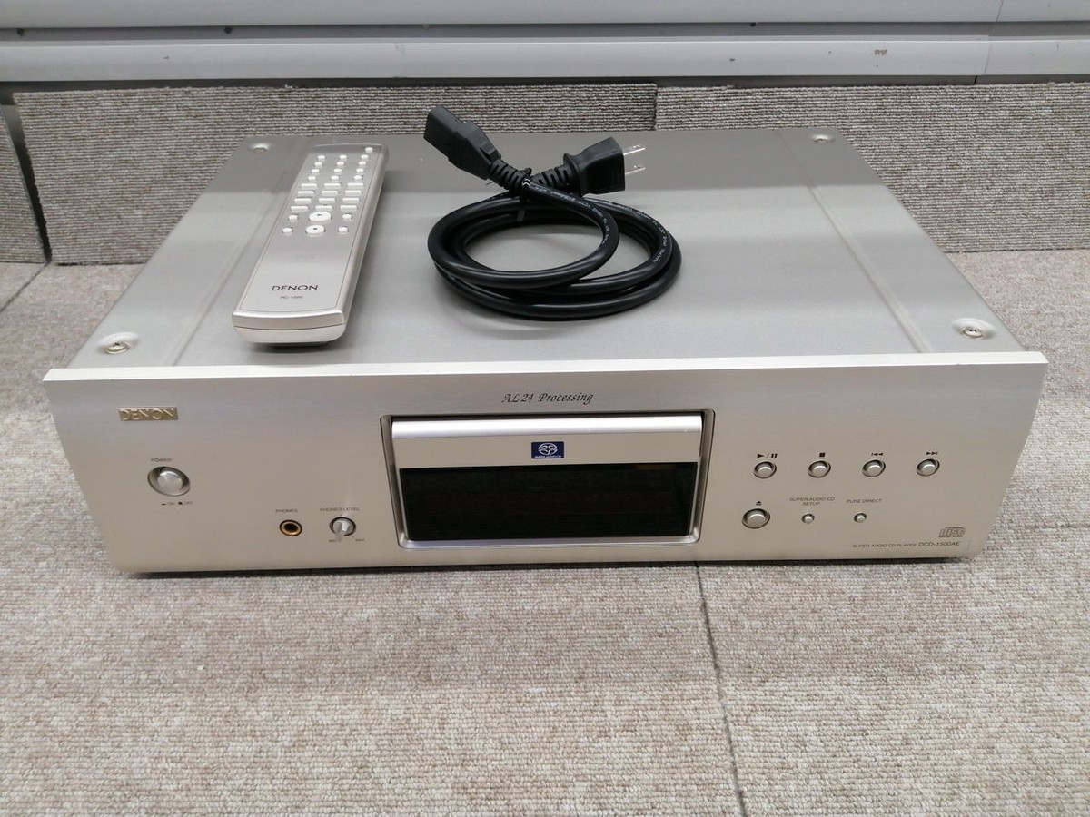 Denon DCD-1500AE SACD Player Silver Used w/Remote | eBay