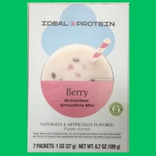 Ideal Protein Berry Breakfast Smoothie Mix - 7 packets