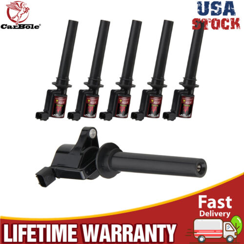 For 6Pack Ignition Coil Ford Escape Mazda Taurus 2003-2004 2005 2006-08 3.0L V6 - Picture 1 of 15
