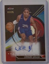2023-24 Topps Finest - Finest Autographs Danuel House #FA-DH Black 01/25 (AU)
