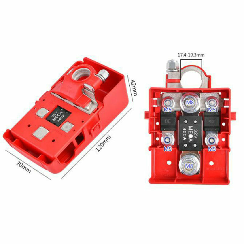 Car Fused Battery Distribution Terminal Connector Quick Release for 4WD ...