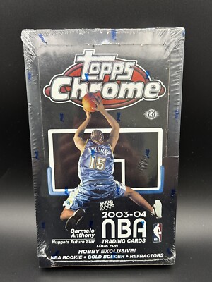 2003-04 Topps Chrome NBA BASKETBALL HOBBY BOX - Factory Sealed