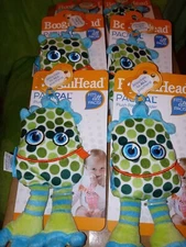 BooginHead Baby Newborn PaciPal Pacifier Holder Hopper Polka Dots Green
