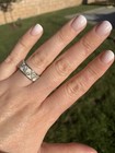 New $ 7 700. Nouvelle Bague 18k White Gold, Diamond And Enamel Ring Sz 7 — photo 1