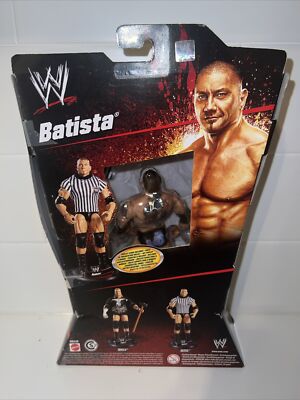BATISTA WWE ELITE COLLECTION SERIES W/ REFEREE SHIRT *Repackaged