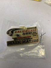 MARK MARTIN NASCAR PIN BADGE CALIFORNIA 500 RACE WINNER 1998