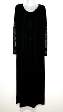 Abaya Maxi Dress Djellaba Arabic Evening Dress Jersey Dress Khimar S - 2XL