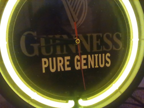 Guinness Neon Wall Clock.