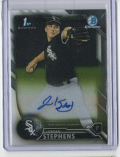 2016 Bowman Chrome Jordan Stephens AUTO WHITE SOX