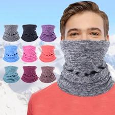 Winter Neck Warmer Gaiter Windproof Ski Half Face Mask Cover Scarf for Men Women