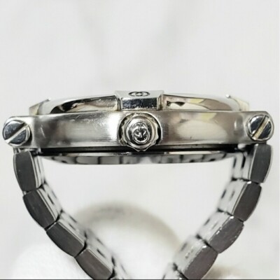 Authentic Gucci Stainless Steel Logo Clip Watch 9100L