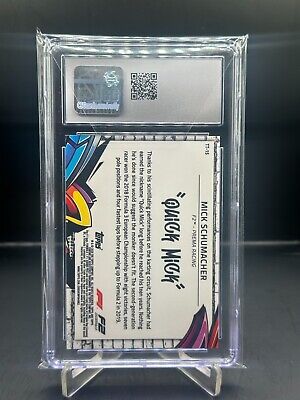 2020 Topps Chrome F 1 Mick Schumacher Track Tags #TT15 CSG 2020 Topps Chrome F 1 Mick Schumacher Track Tags #TT15 CSG
