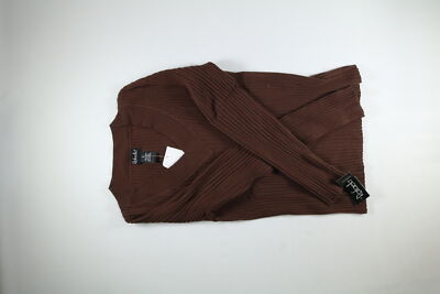 Womens Rafaella Brown Top Size XL NEW