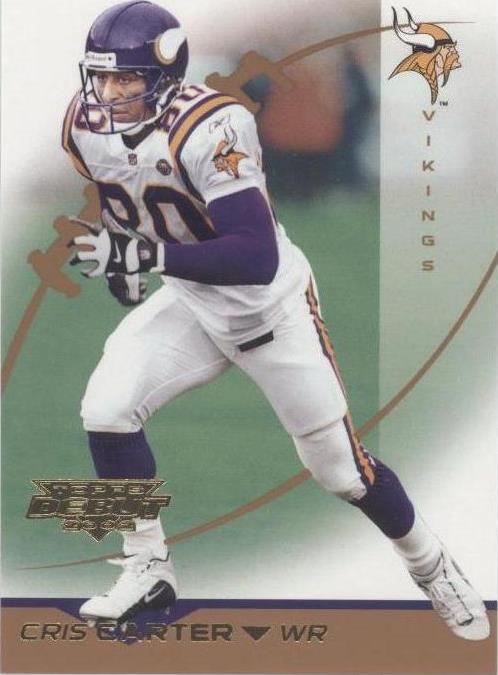 2002 Topps Debut Cris Carter #116 - 1 of 2