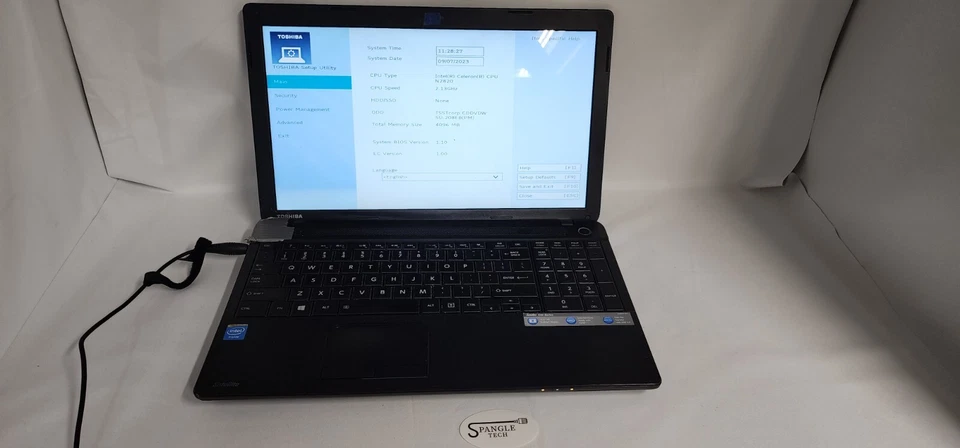 Toshiba Satellite C55-A5105 / Intel Celeron N2820 @ 2.13GHz / Read - AS-IS - Image 4 of 4