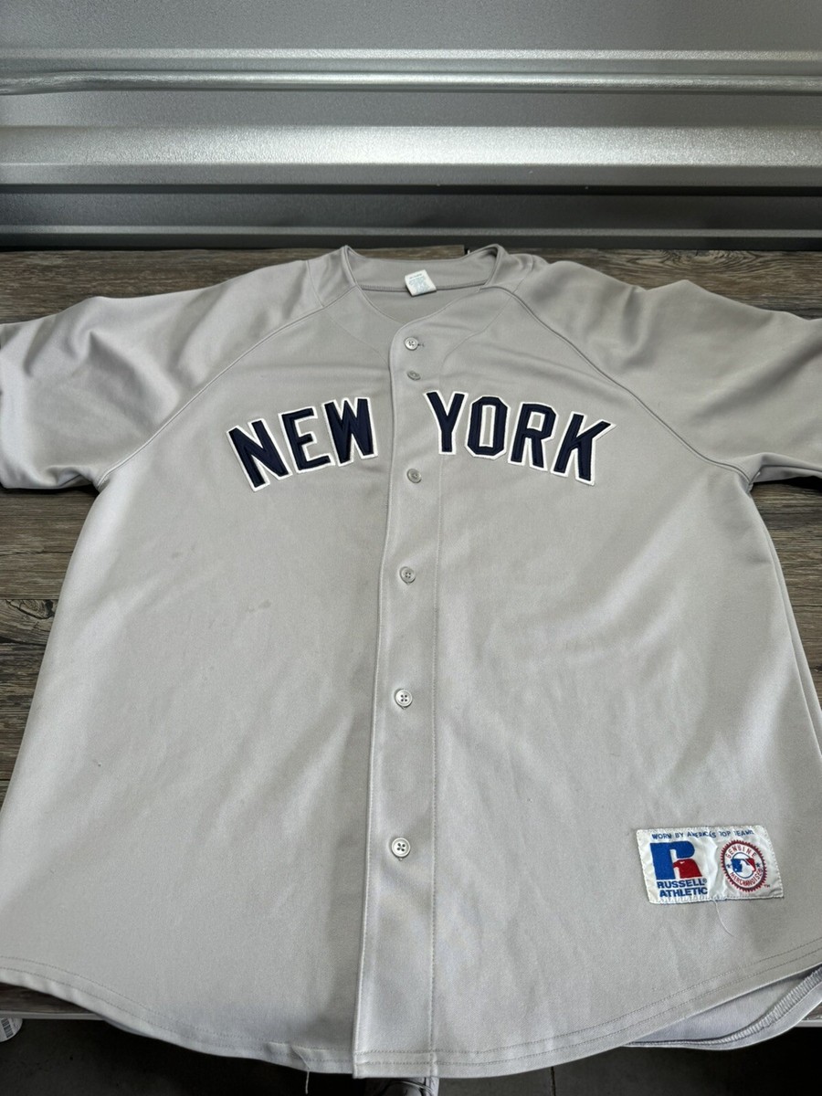 Vintage MLB Russell Athletic New York Yankees Baseball Jersey Sz