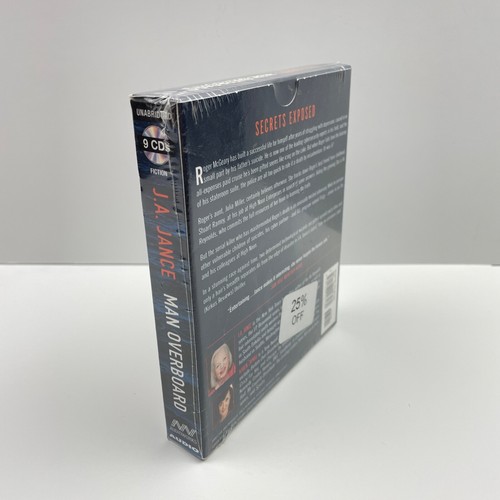 Man Overboard J. A. Jance Audiobook 9 CDs Unabridged Ali Reynolds Novel 2017 - Foto 4 di 6