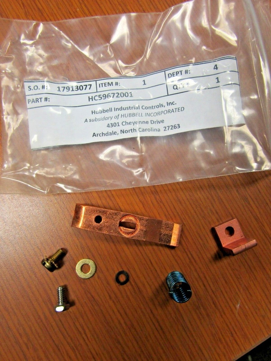 Kit Contatti In Rame Hubbell Per Controllo Magnetico Tensione Completo HC59672001