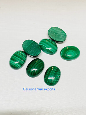 Malachite Oval Cabochons Loose Gemstone 6x4 mm - 20x15 mm Natural Calibrated DG