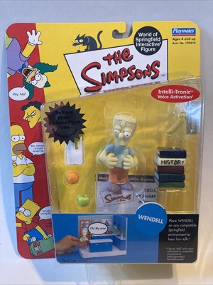 2002 Simpsons Playmates Toys WENDELL WOS Interactive Figure - Series 10 NEW