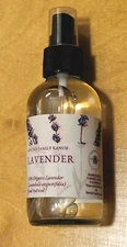 Lavender Pillow Mist Spray 100% Organic Carmel Valley 4oz And 8oz Set