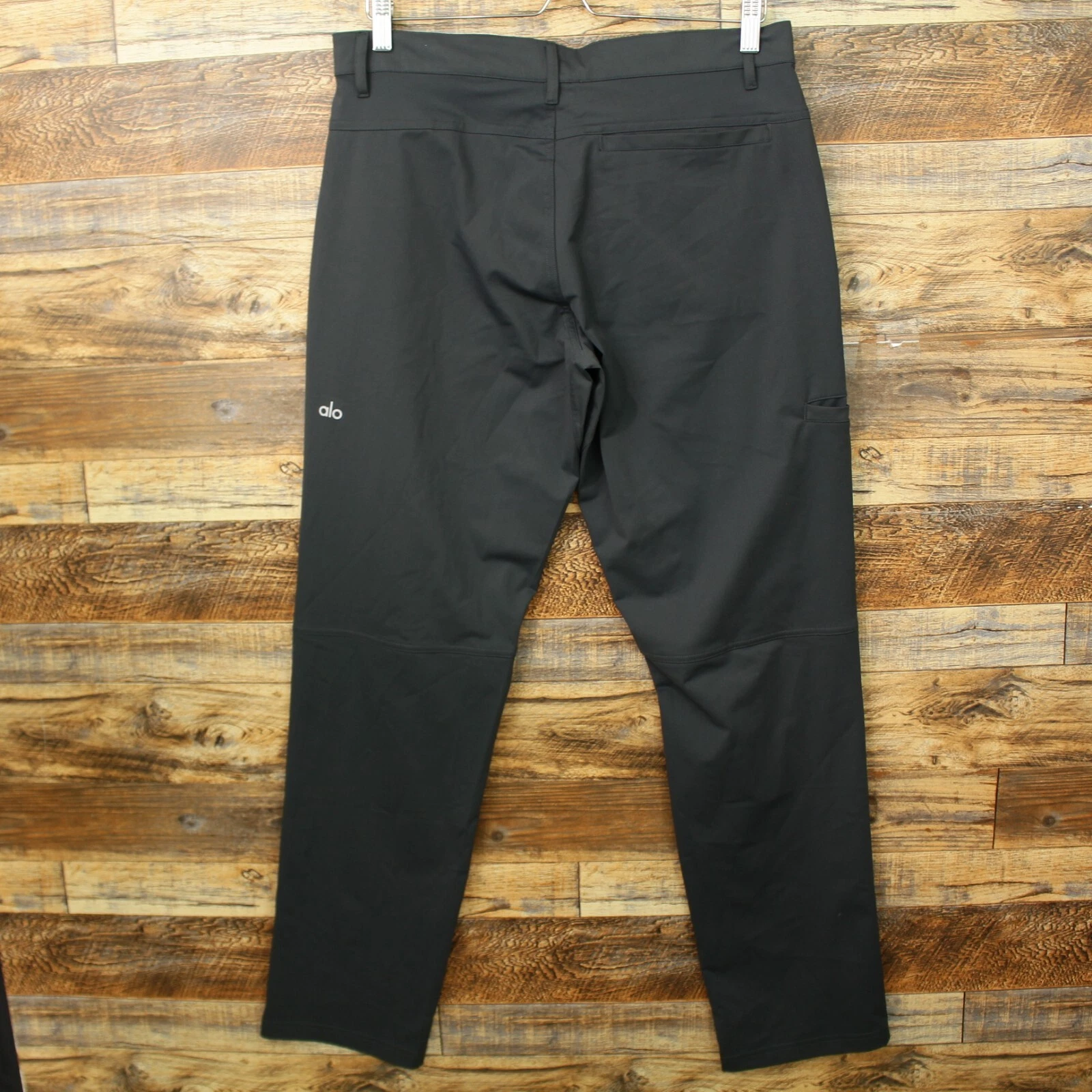 alo-yoga casual flat front yoga pants