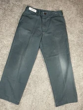 Vintage Red Kap Green Khaki Slacks Sun Faded True Vintage Size 31X32 Green Pants