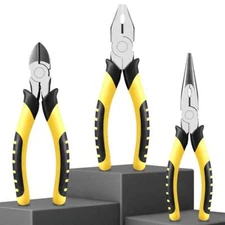 -Heavy Duty 6 Combination Long Nose Side Cutter Cutting Pliers