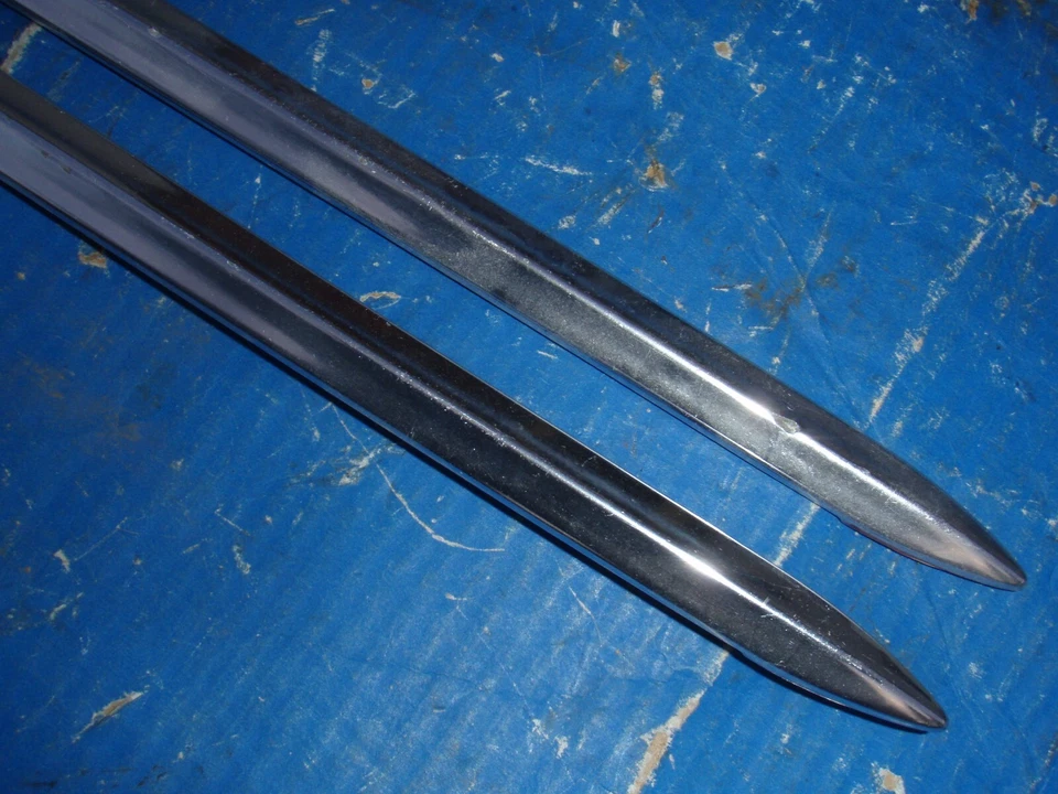 1964 Pontiac 64 Catalina wagon convertible bonneville front fender moldings trim - Image 2 of 4