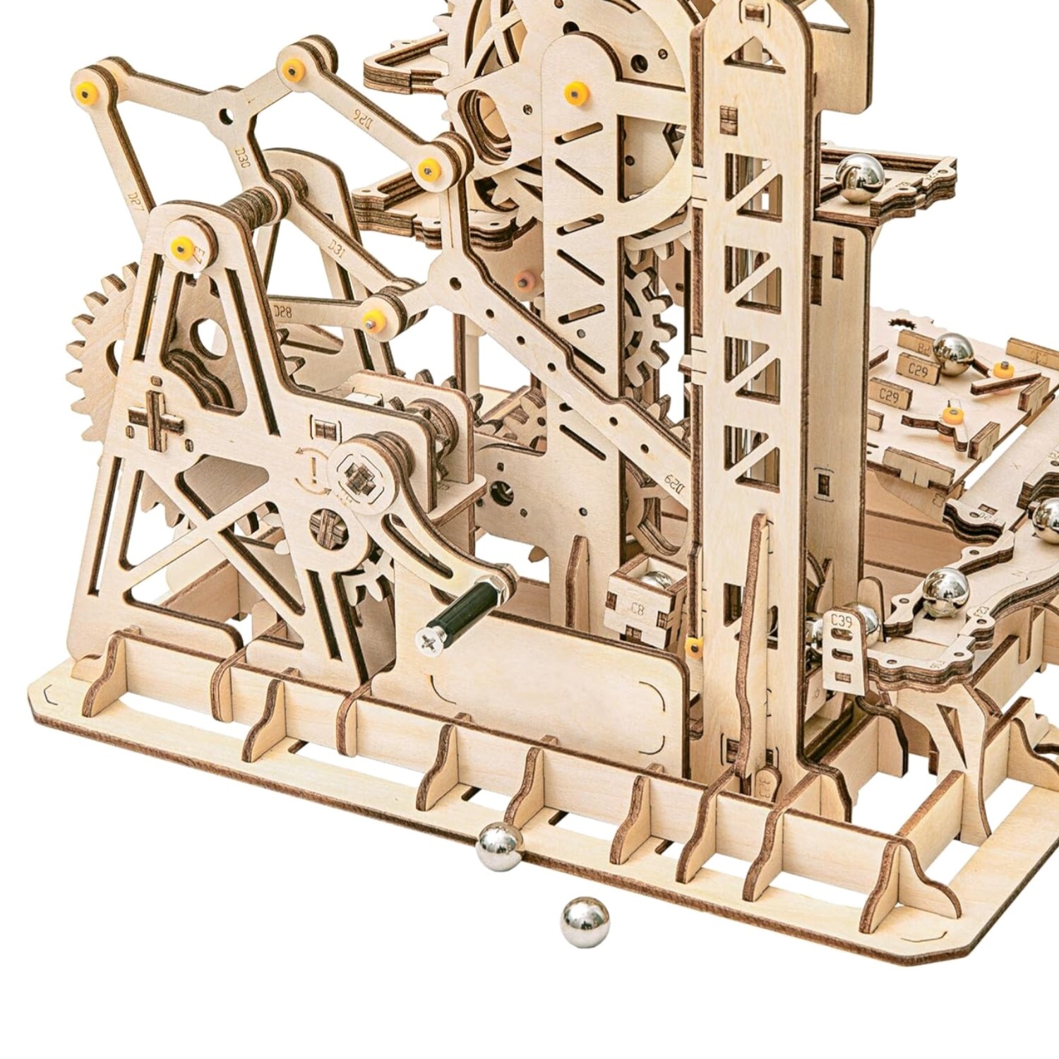 Challenging 3D Wooden Marble Run DIY Model - Ideal Gift for Family and Friends