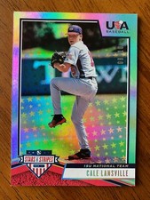 CALE LANSVILLE /10 2019 Panini USA Stars & Stripes Longevity Platinum Stars #58