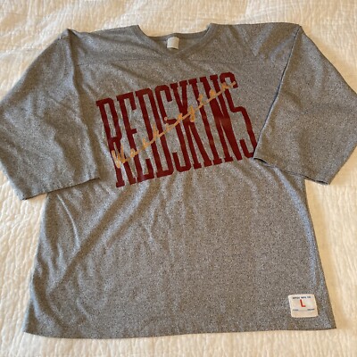 Men s Vintage Large Artex Mfg. Co. Washington Redskins 3/4 Length Sleeves