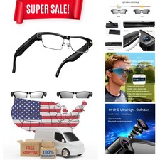 8MP HD AI Glasses with Open-Ear Audio & Easy Connectivity - Perfect for Vloggers