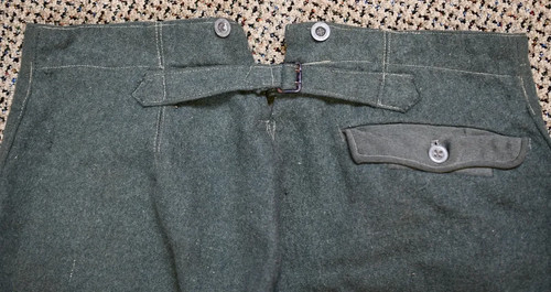 Uniforme alemán Segunda Guerra Mundial túnica pantalones pantalones Heer 1944 fecha ejército de Estados Unidos veterano estado - Imagen 10 de 11