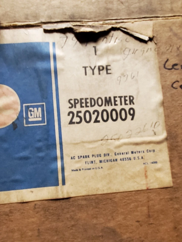 1979 Pontiac Grand Prix Lemans Speedometer Head NOS 25020009 - Image 3 of 3