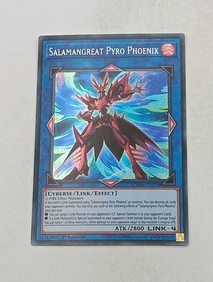 Yu-Gi-Oh Einzelkarte Salamangreat Pyro Phoenix bespielt