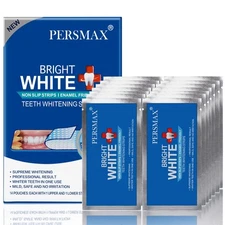 Teeth Whitening Strips for Teeth Sensitive, Non-Slip Enamel-Safe Strips, Prof...