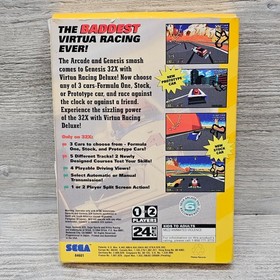 Virtua Racing Deluxe SEGA Genesis 32X Racing CIB Tested Working Complete