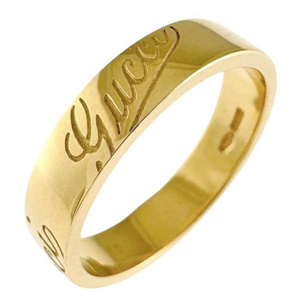 Bague femme Gucci en or US5,5 or jaune 18 carats bijou occasion