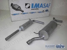 IMASAF Auspuffset ab Kat für VW Polo 6R 1.2 TSI 66/77KW 2009-|Mitteltopf+Endtopf
