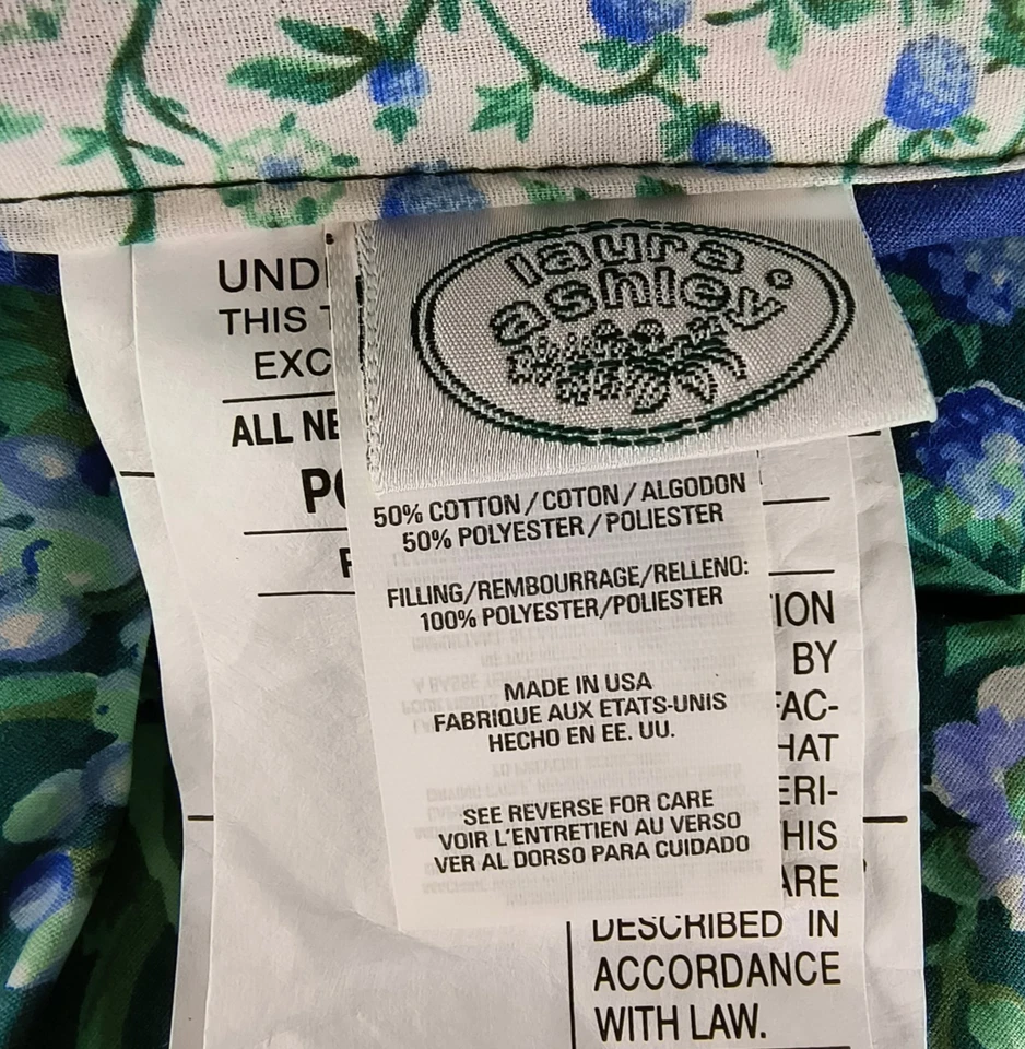 Полноразмерное двустороннее одеяло Laura Ashley Bramble сделано в США - Изображение 3 из 4