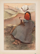 Jacques Wely Fleur de Lande 1897 L’Estampe Moderne Lithograph