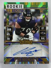 2024 Panini Contenders Roger Rosengarten Green Foil Rookie Ticket Auto #251 RC
