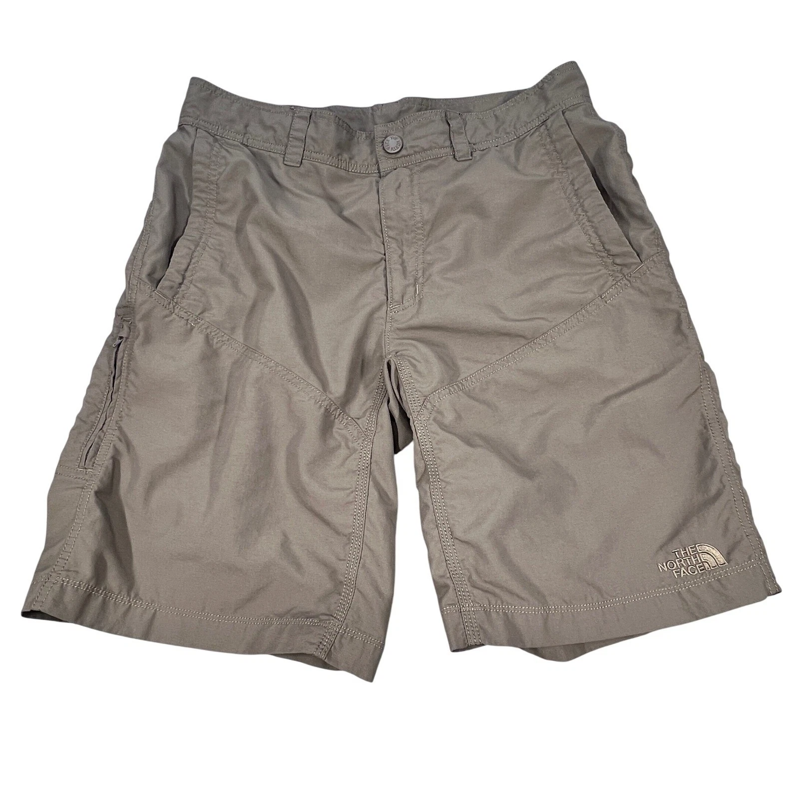 The North Face Brown Nylon Hiking Shorts Utility Cargo Mens 32 Regular CFT2 TCN3