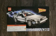 SAME DAY SHIP LEGO Back to the Future DeLorean Time Machine 1,872 Pc 10300