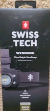 Swiss Tech: Wendung 500-LUMENS RECHARGEABLE LED HEADLAMP USB-C WEATHER-PROOF 