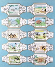 Tintin - Bague à (de) Cigare Murillo - Tintin au Congo Série r Complète 10 Pièce