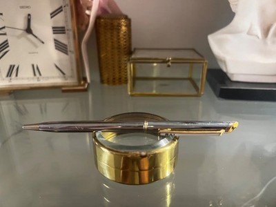   Romika Stift Kugel Chrom Mit Cavallino Rampante Italienisch Vintage 80